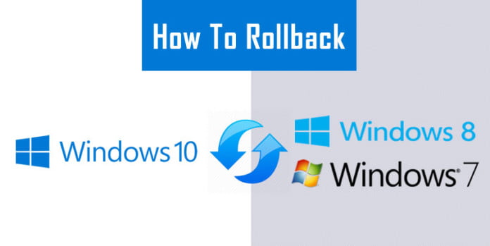 rollback windows 10 to previous version
