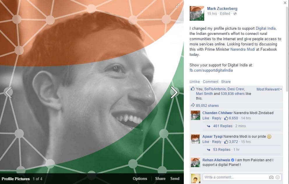 mark zuckerberg digital india