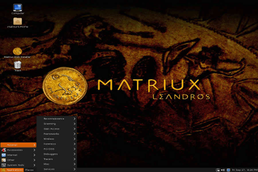Favourite Operating Systems Of Hackers - Matriux Linux