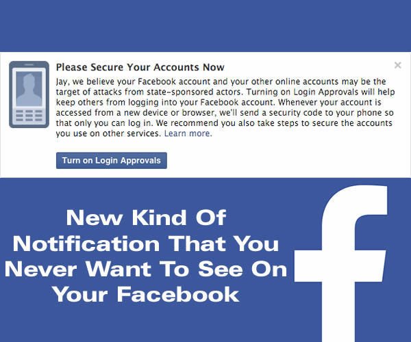Facebook Will Notify If Your Account Is Being Hacked
