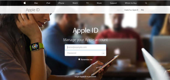 apple id password apple id password