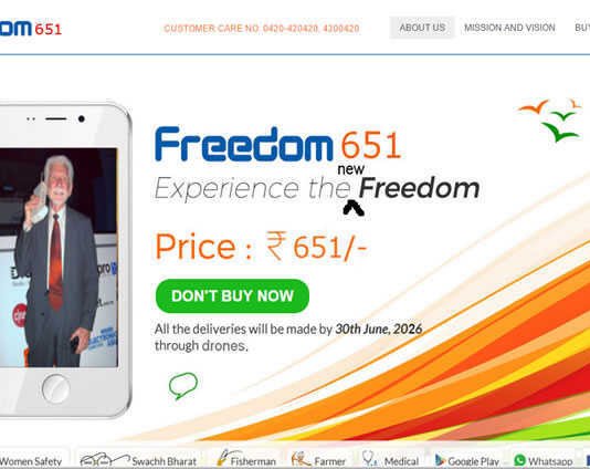 Freedom 251 or freedom 651