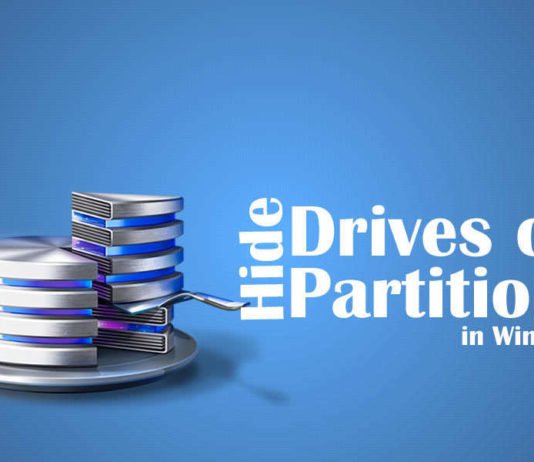 How to Hide Drives or Partitions in Windows 7/8/10