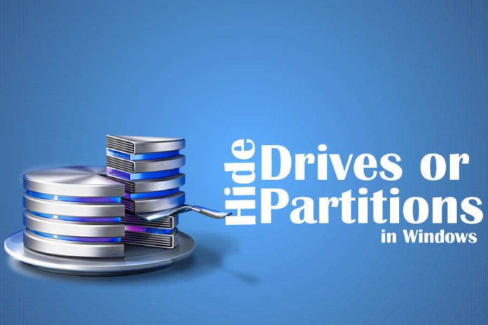 How to Hide Drives or Partitions in Windows 7/8/10