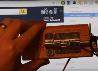 This Arduino-powered door automatically locks whenever you opens browser incognito mode This Arduino-powered door automatically locks whenever you opens browser incognito mode