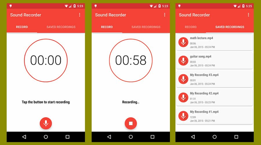Easy Sound Recorder - Best open-source Android apps
