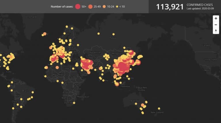 6 Coronavirus maps to track the spread of COVID-19 across the globe