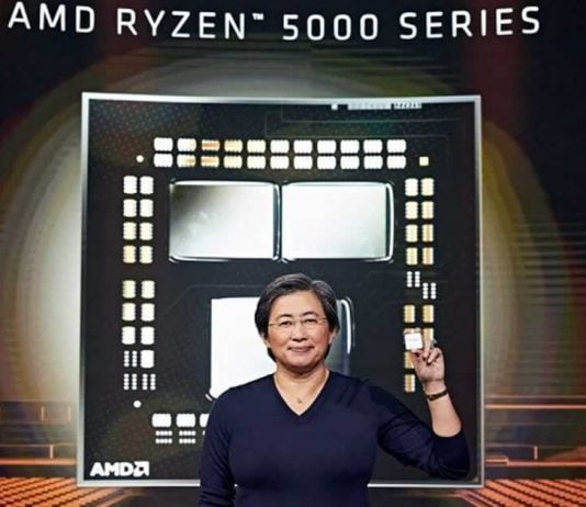 AMD boss Lisa Su introduces the Ryzen 5000