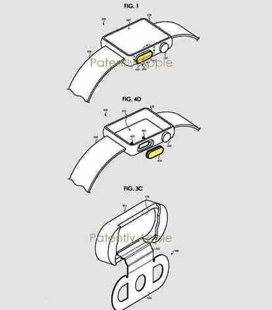 Apple Watch With Touch ID And Under-Screen Camera patent