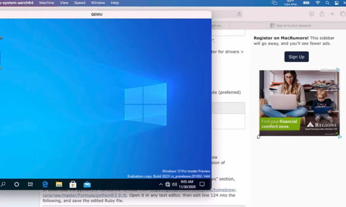 install windows 10 for mac