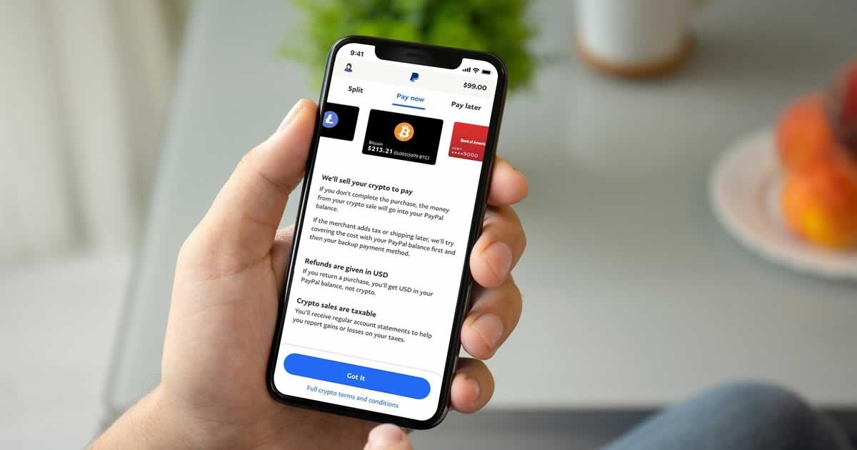 Checkout With Crypto: Paypal Now Allow Users To Pay With Cryptocurrencies