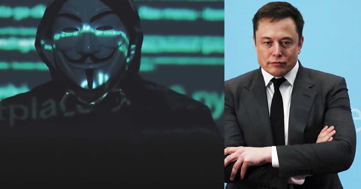 Anonymous Threatens Elon Musk Over Cryptocurrency Tweets