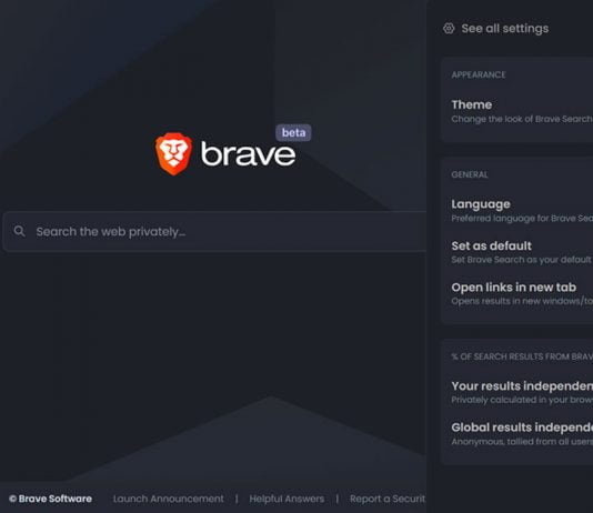 Brave Search Beta