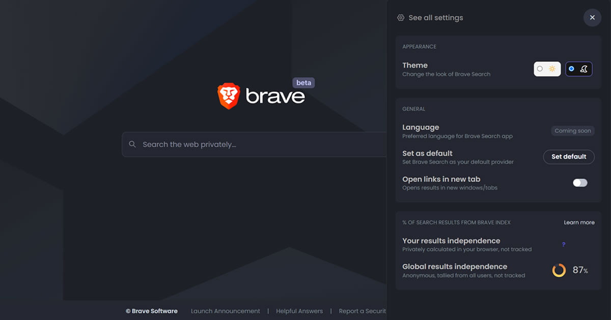 brave search engine free download