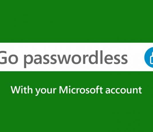 Microsoft passwordless login