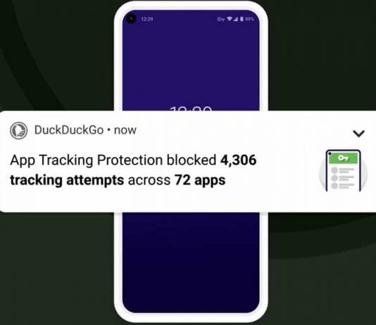 DuckDuckGo App Tracking Protection for Android