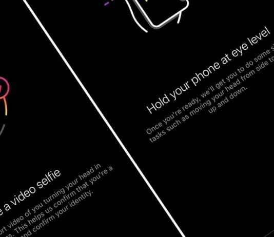 Instagram Video Selfie Verification