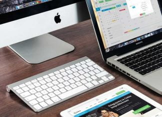 IR Websites: Why You Need to Specialize Your Focus Modern IR website workstation showing iPad MacBook and Mac computer