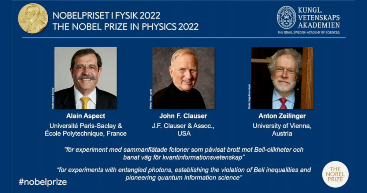 2022 Nobel Prize In Physics Awarded For Research In The Fundamentals Of