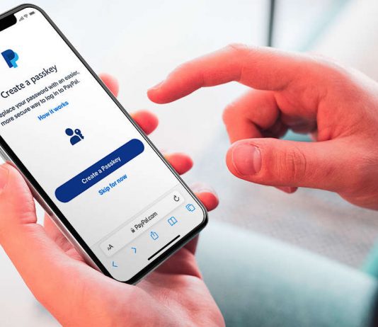 PayPal Passkeys