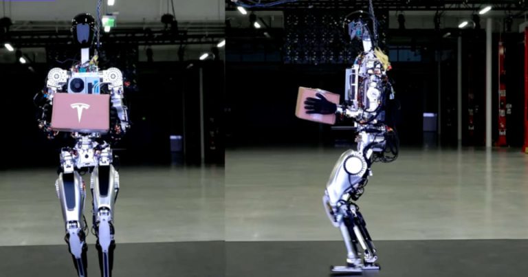 Tesla Unveils Working Prototype Of Its Optimus Humanoid Robot