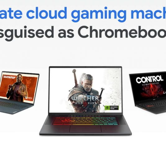 cloud gaming Chromebooks