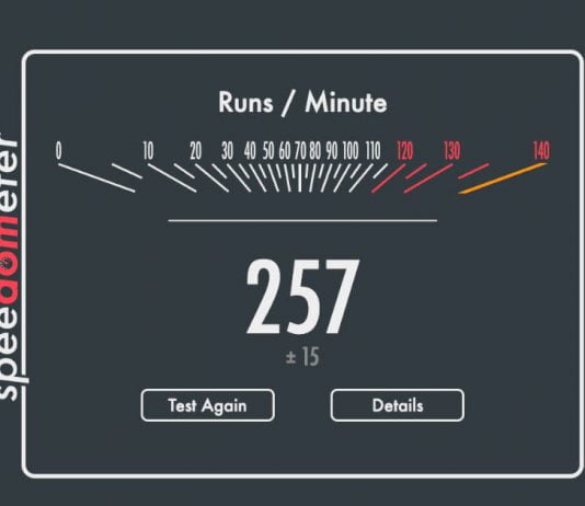 Web browser benchmarking Speedometer