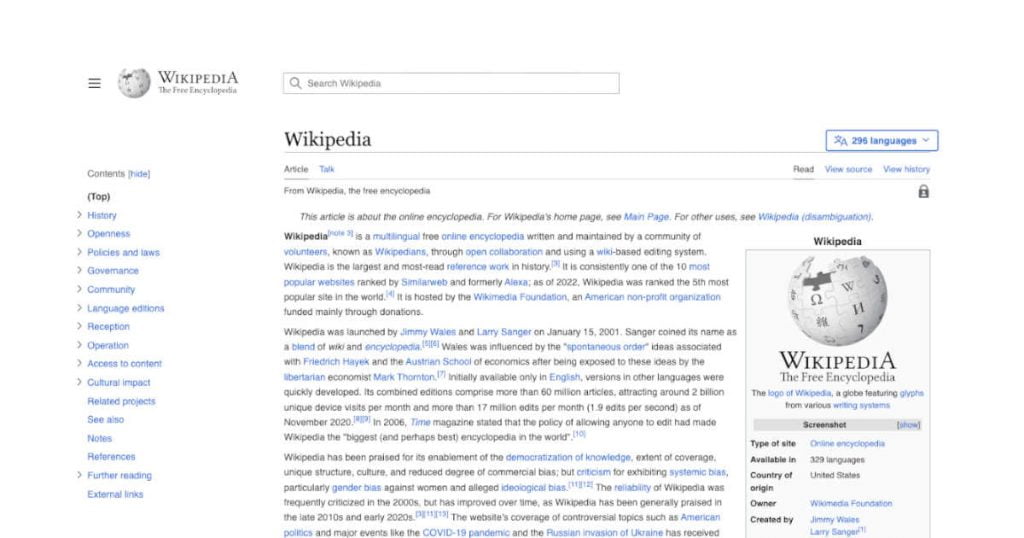 Wikipedia Unveils Fresh New Look: The First Desktop Update in a Decade