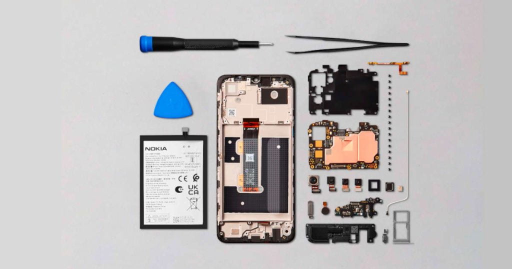 Nokia G22 with iFixit