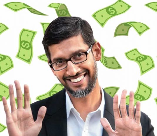 Sundar Pichai Highest-Paid Executive