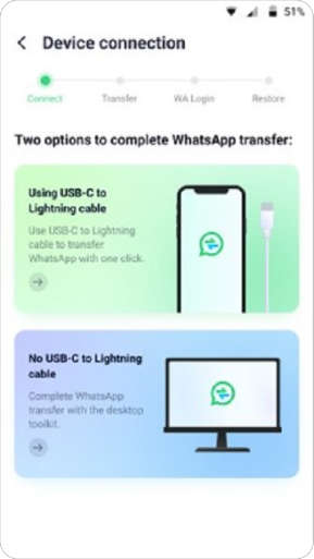 Transfer WhatsApp