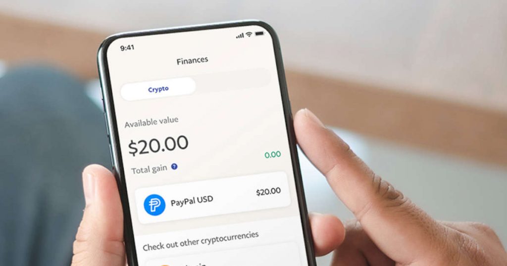PayPal U.S. Dollar-Pegged Cryptocurrency