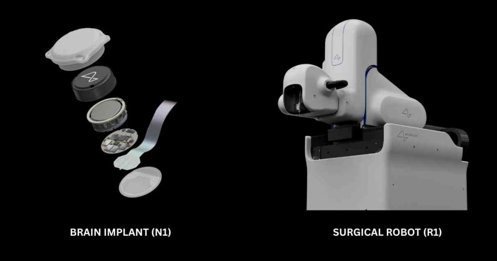 Neuralink N1 Brain Chip and R1 Surgical Robot