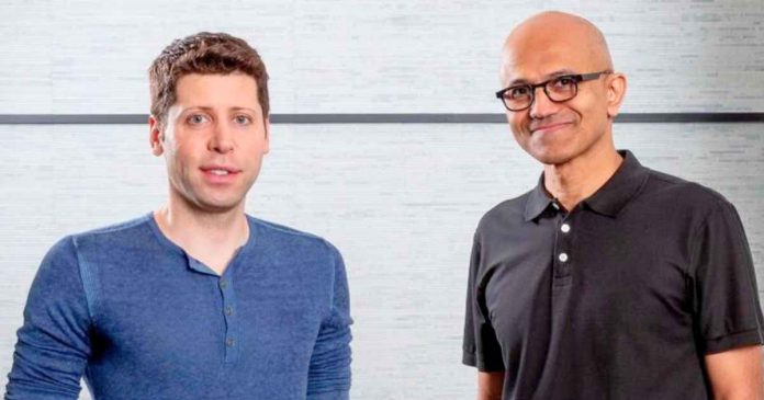 Microsoft Welcomes OpenAI Founders Altman