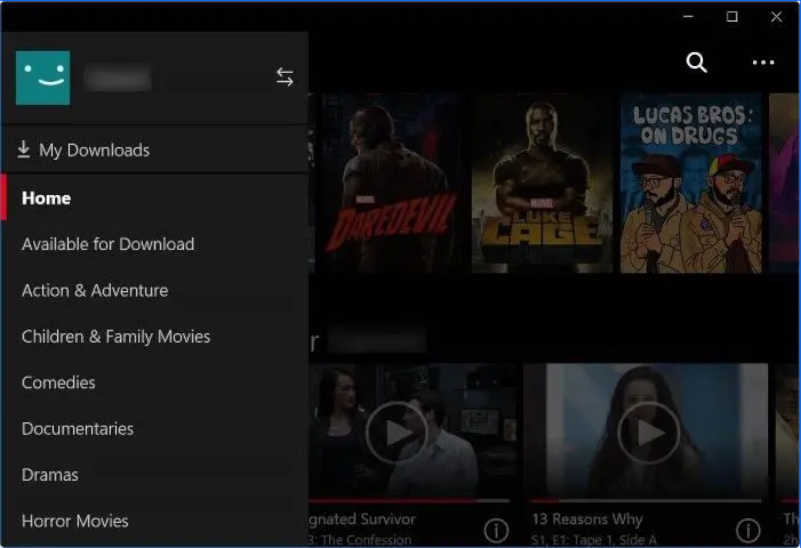 Windows Netflix Video Offline View
