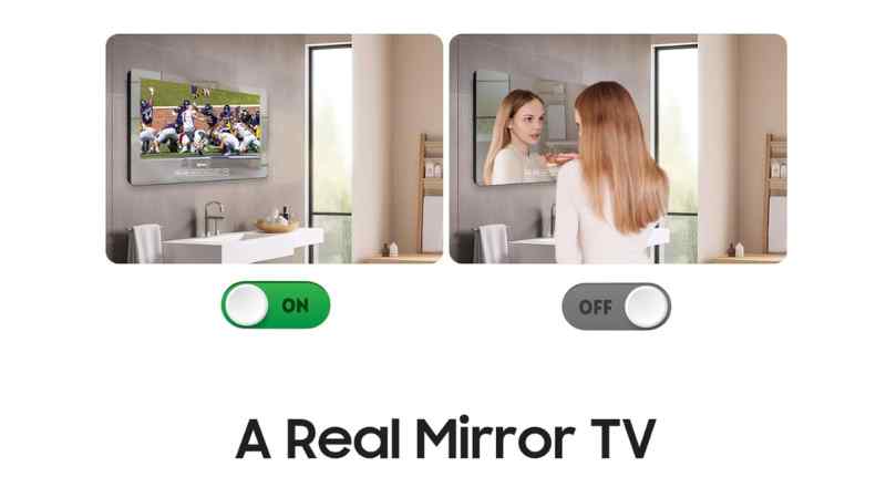Waterproof Smart Magic Mirror Bathroom TV
