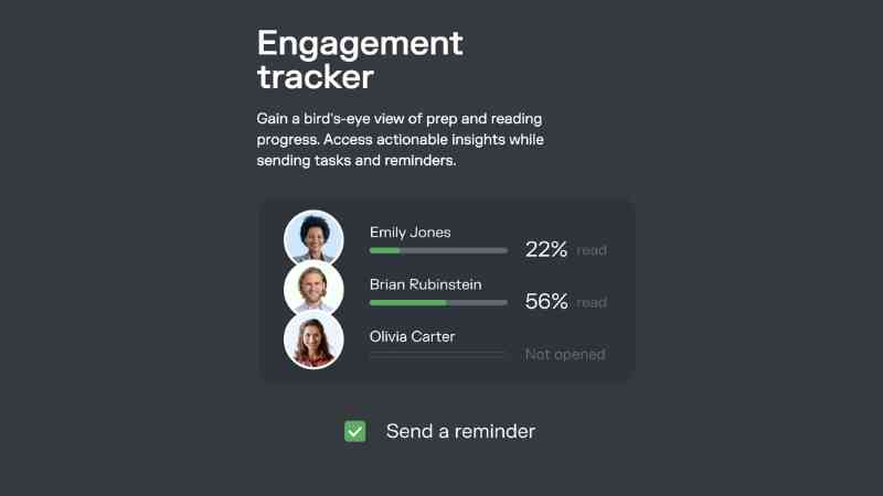 Engagement tracker